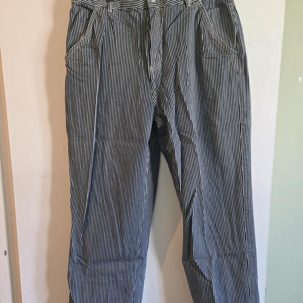 KOTN Black and White Striped Men's Pants